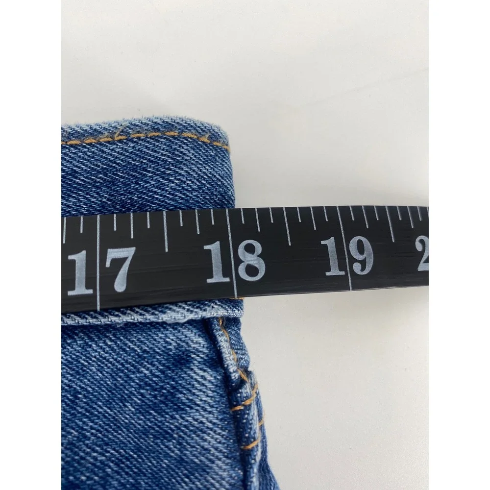 Levi's 505 Regular Fit Straight Leg Mens Jeans 36x30 Blue Denim Medium Wash